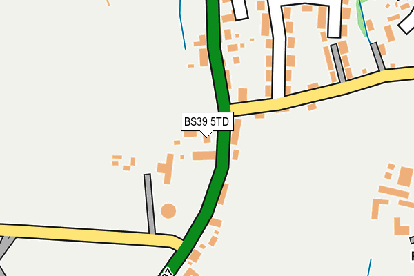 BS39 5TD map - OS OpenMap – Local (Ordnance Survey)