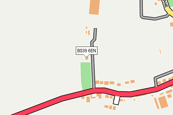 BS39 6EN map - OS OpenMap – Local (Ordnance Survey)