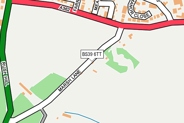 BS39 6TT map - OS OpenMap – Local (Ordnance Survey)