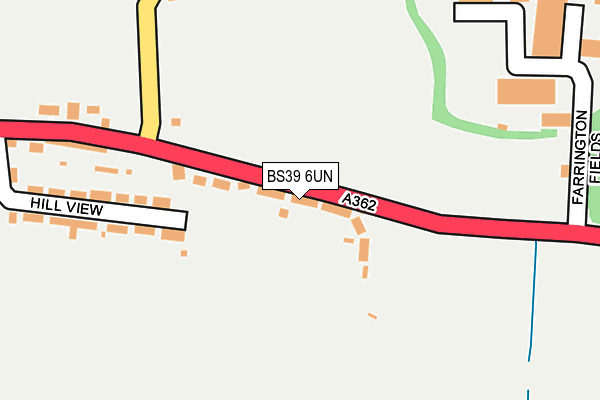 BS39 6UN map - OS OpenMap – Local (Ordnance Survey)