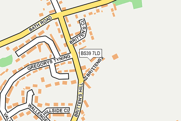BS39 7LD map - OS OpenMap – Local (Ordnance Survey)