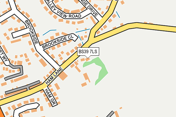 BS39 7LS map - OS OpenMap – Local (Ordnance Survey)