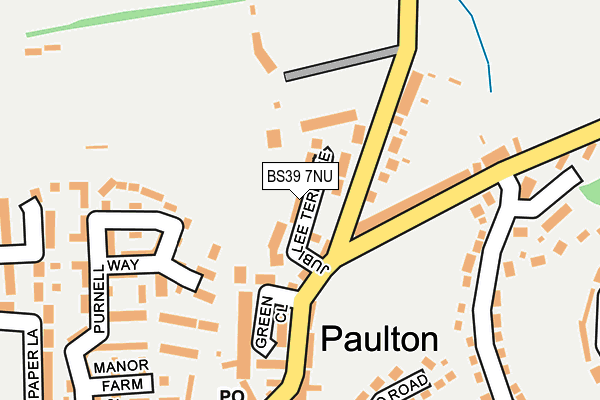 BS39 7NU map - OS OpenMap – Local (Ordnance Survey)