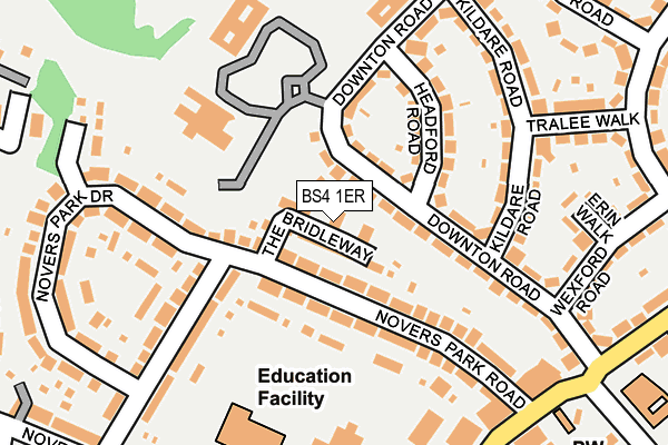 BS4 1ER map - OS OpenMap – Local (Ordnance Survey)