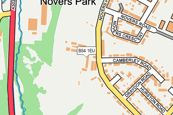 BS4 1EU map - OS OpenMap – Local (Ordnance Survey)