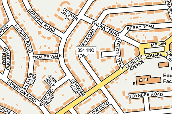 BS4 1NQ map - OS OpenMap – Local (Ordnance Survey)