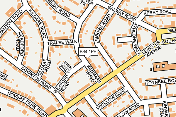 BS4 1PH map - OS OpenMap – Local (Ordnance Survey)
