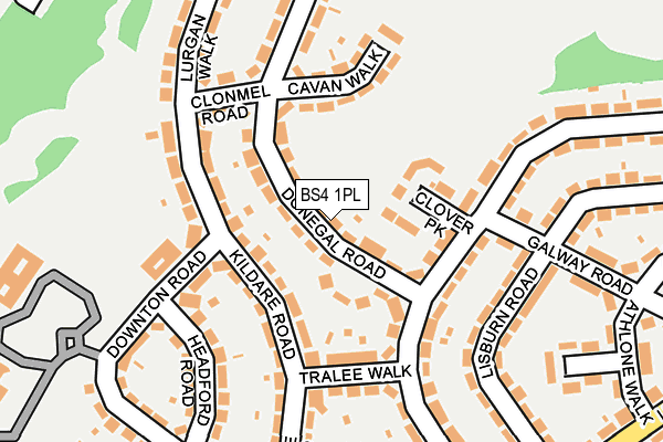 BS4 1PL map - OS OpenMap – Local (Ordnance Survey)