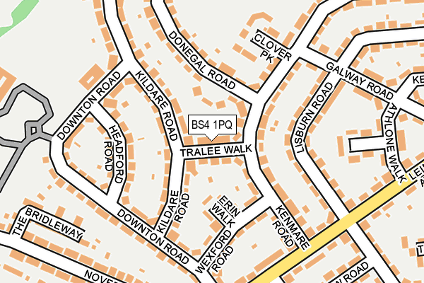 BS4 1PQ map - OS OpenMap – Local (Ordnance Survey)