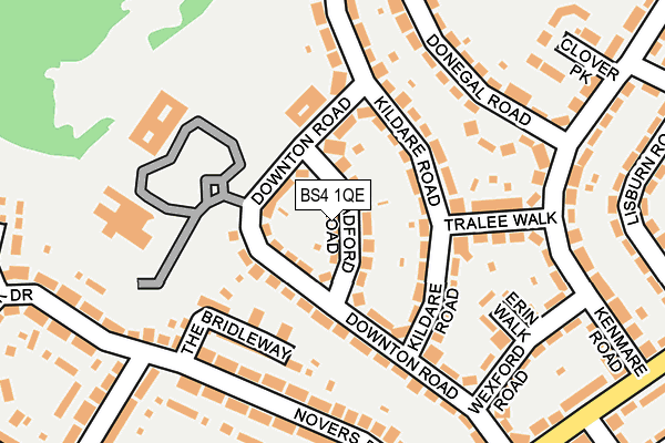 BS4 1QE map - OS OpenMap – Local (Ordnance Survey)