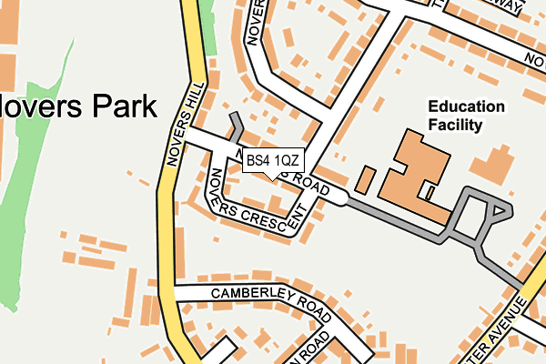 BS4 1QZ map - OS OpenMap – Local (Ordnance Survey)