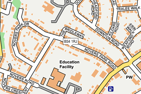 BS4 1RJ map - OS OpenMap – Local (Ordnance Survey)