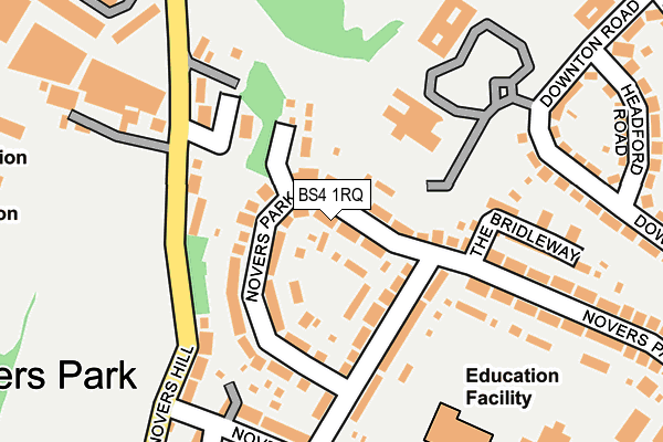 BS4 1RQ map - OS OpenMap – Local (Ordnance Survey)
