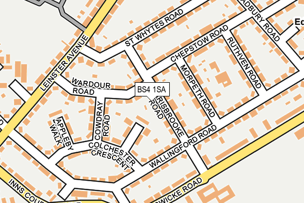 BS4 1SA map - OS OpenMap – Local (Ordnance Survey)