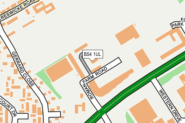 BS4 1UL map - OS OpenMap – Local (Ordnance Survey)
