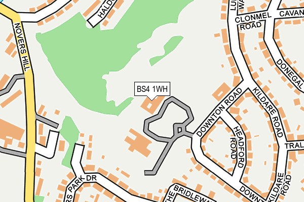 BS4 1WH map - OS OpenMap – Local (Ordnance Survey)