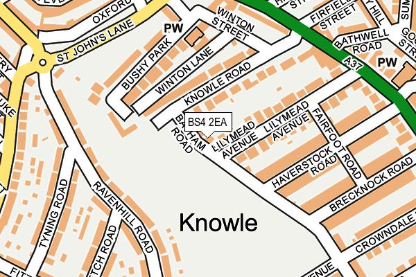 BS4 2EA map - OS OpenMap – Local (Ordnance Survey)