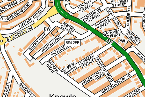 BS4 2EB map - OS OpenMap – Local (Ordnance Survey)