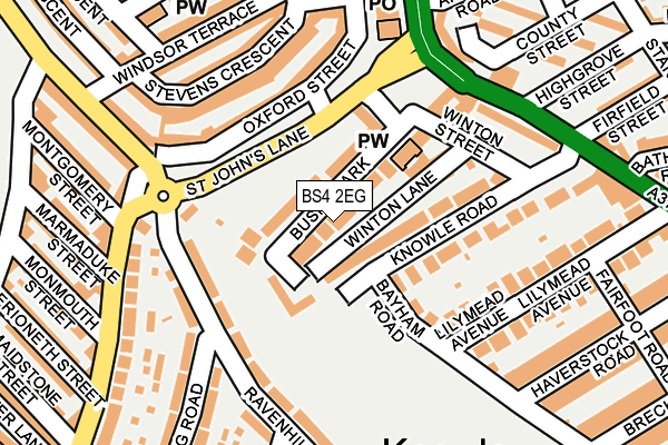BS4 2EG map - OS OpenMap – Local (Ordnance Survey)