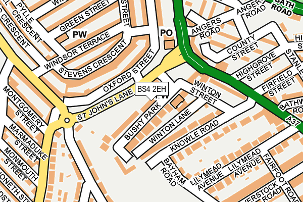 BS4 2EH map - OS OpenMap – Local (Ordnance Survey)