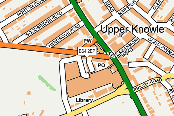 BS4 2EP map - OS OpenMap – Local (Ordnance Survey)