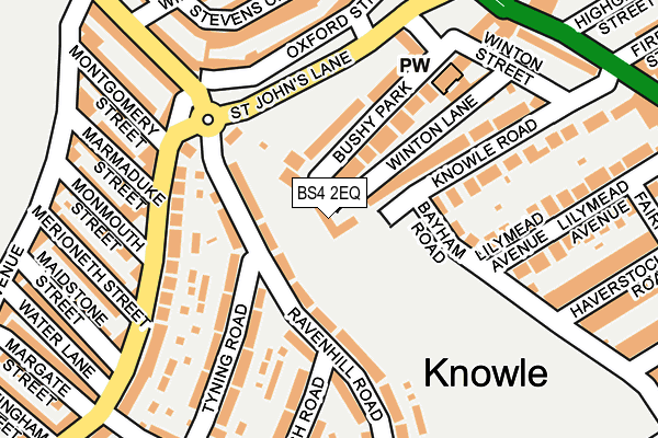 BS4 2EQ map - OS OpenMap – Local (Ordnance Survey)