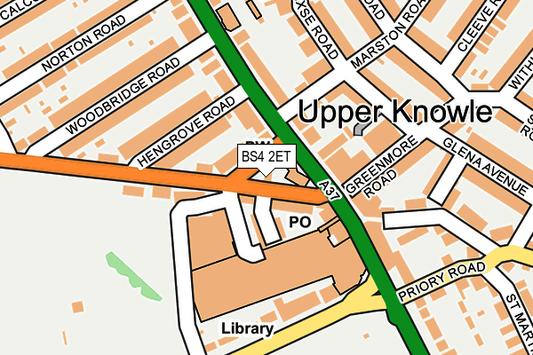 BS4 2ET map - OS OpenMap – Local (Ordnance Survey)