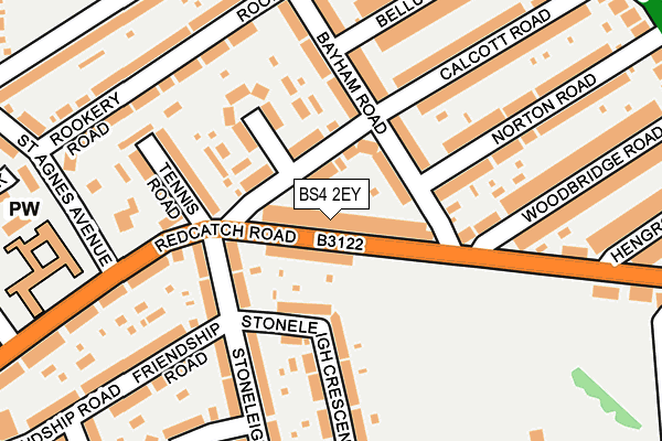 BS4 2EY map - OS OpenMap – Local (Ordnance Survey)