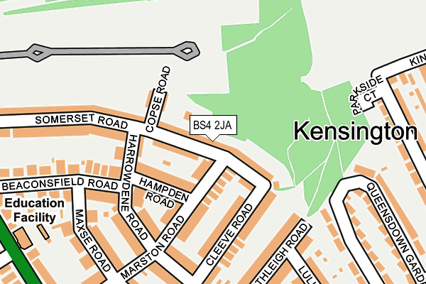 Map of KINDOFTECH LTD at local scale