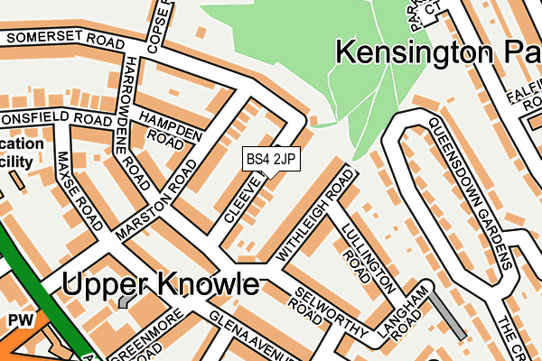 BS4 2JP map - OS OpenMap – Local (Ordnance Survey)
