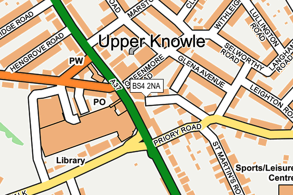 BS4 2NA map - OS OpenMap – Local (Ordnance Survey)