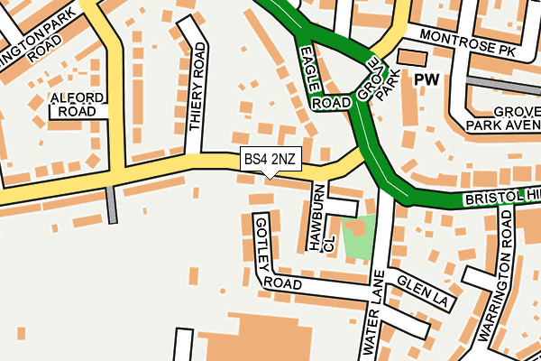 BS4 2NZ map - OS OpenMap – Local (Ordnance Survey)