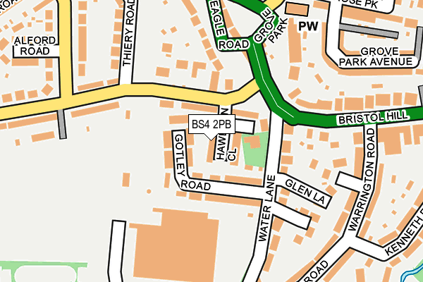 BS4 2PB map - OS OpenMap – Local (Ordnance Survey)
