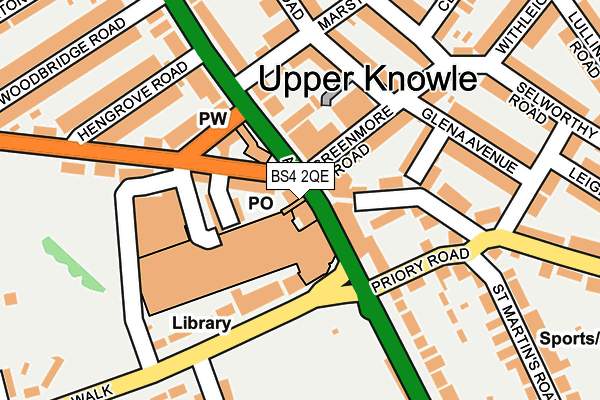 BS4 2QE map - OS OpenMap – Local (Ordnance Survey)