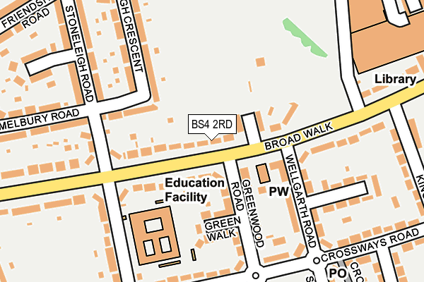 BS4 2RD map - OS OpenMap – Local (Ordnance Survey)