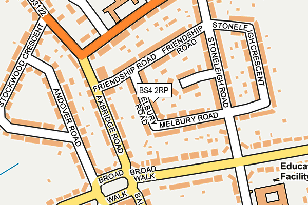 BS4 2RP map - OS OpenMap – Local (Ordnance Survey)