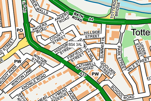 BS4 3AL map - OS OpenMap – Local (Ordnance Survey)