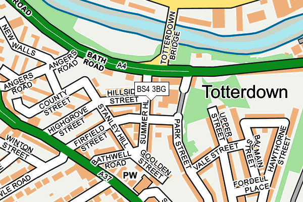 BS4 3BG map - OS OpenMap – Local (Ordnance Survey)