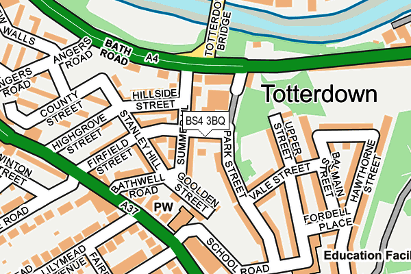 BS4 3BQ map - OS OpenMap – Local (Ordnance Survey)