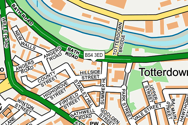 BS4 3ED map - OS OpenMap – Local (Ordnance Survey)