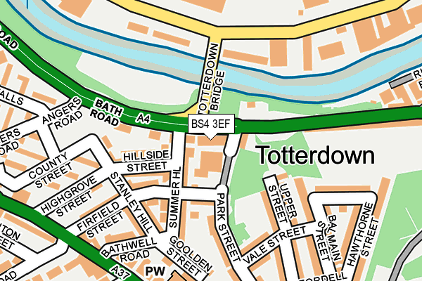 BS4 3EF map - OS OpenMap – Local (Ordnance Survey)