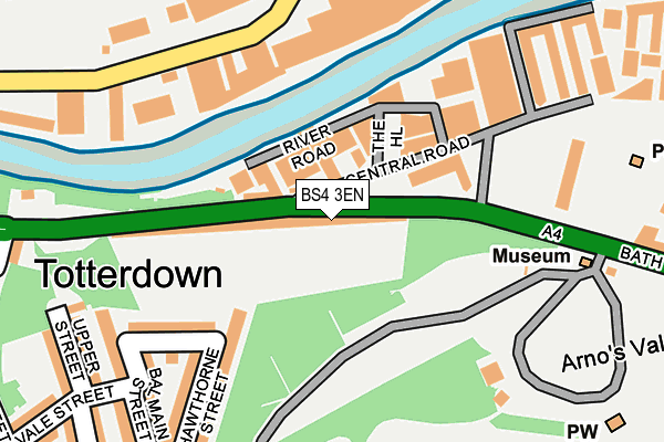 BS4 3EN map - OS OpenMap – Local (Ordnance Survey)