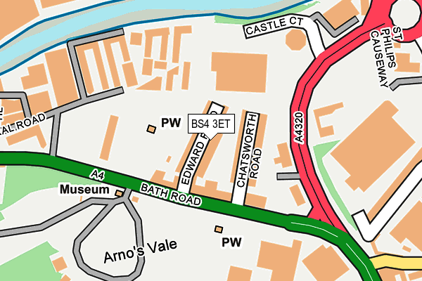 BS4 3ET map - OS OpenMap – Local (Ordnance Survey)
