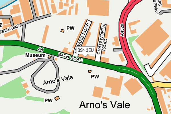 BS4 3EU map - OS OpenMap – Local (Ordnance Survey)