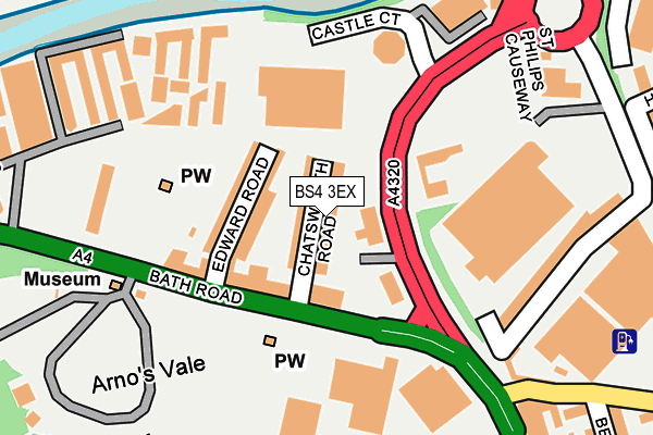 BS4 3EX map - OS OpenMap – Local (Ordnance Survey)