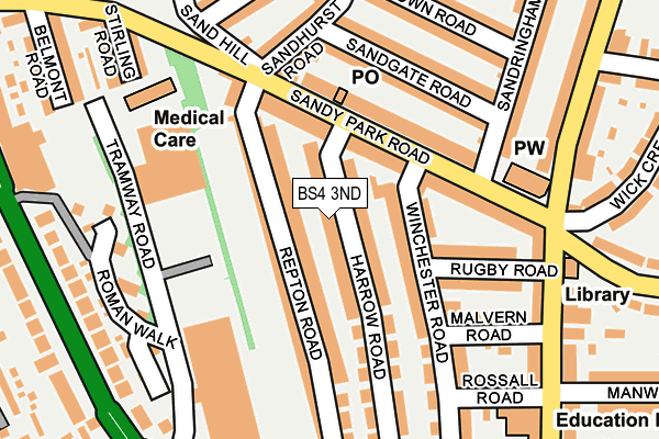 BS4 3ND map - OS OpenMap – Local (Ordnance Survey)