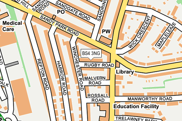 BS4 3NG map - OS OpenMap – Local (Ordnance Survey)