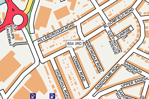 BS4 3RD map - OS OpenMap – Local (Ordnance Survey)