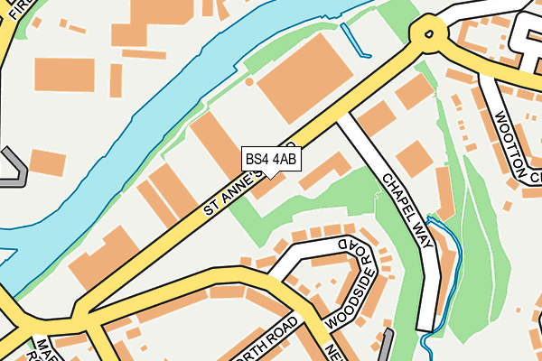 BS4 4AB map - OS OpenMap – Local (Ordnance Survey)