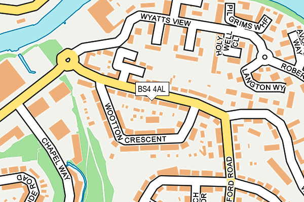 BS4 4AL map - OS OpenMap – Local (Ordnance Survey)